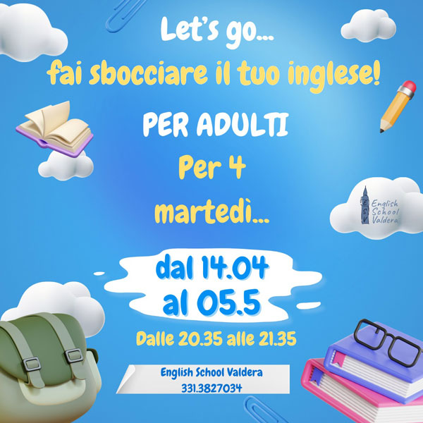 corso accelerato inglese adulti